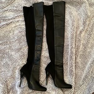 Colin Stuart Thigh High Black Boots. Never worn!